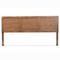 Baxton Studio Raya Mid-Century Walnut Brown Finished Wood King Size Headboard 156-9421 - alternate 5